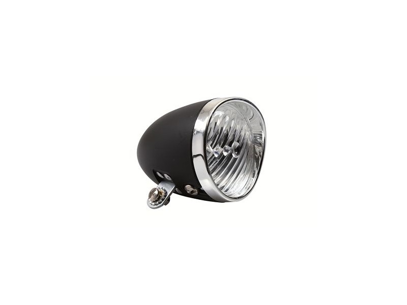 Simson koplamp LED classic zwart incl.batt.