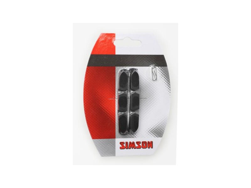 Simson losse remblokken voor V-brake p/2 (cartridge)
