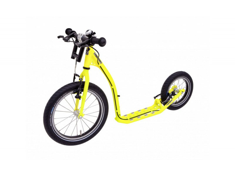 1. Kostka Footbike - Rebel MAX Kid G5 Neon Lemon