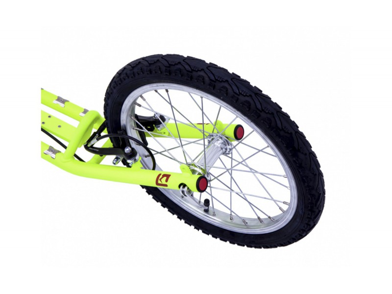 6. Kostka Footbike - Hill Fun G5 Fluorescent Yellow