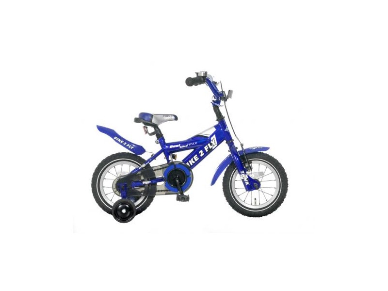 Kinderfiets 12 inch - Bike 2 Fly Blauw