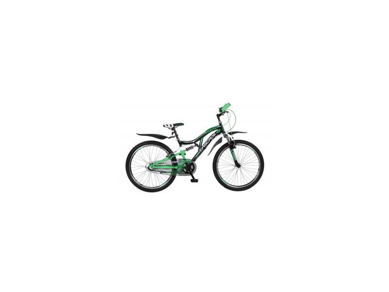 Mountainbike 24 inch - Cascade FS Nexus 3spd groen/zwart