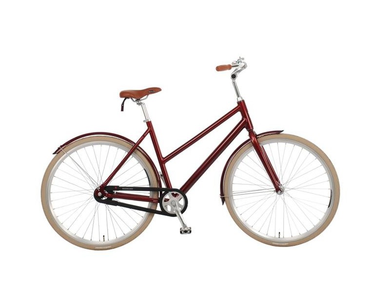 Damesfiets 28 inch - MG City Bike lady red