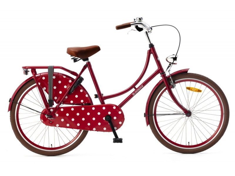 Omafiets 26 inch - Popal Rood MargeWebshop
