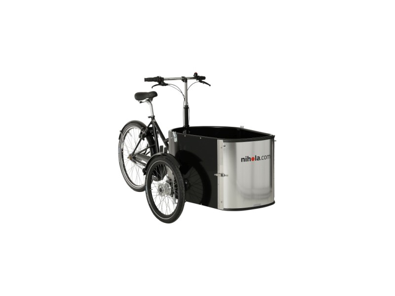 3. Elektrische Bakfiets - Nihola Dog V-brake e-bike