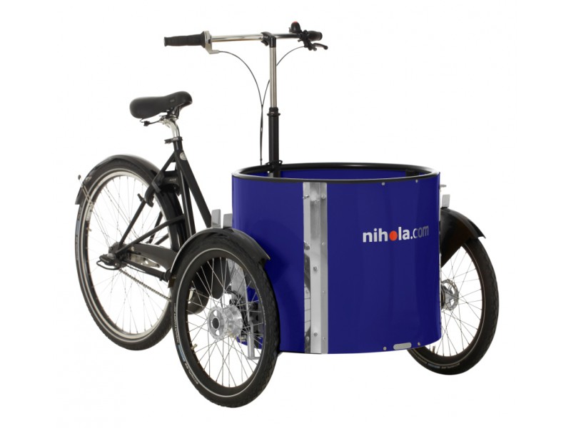 9. Elektrische Bakfiets - Nihola Low V-brake e-bike