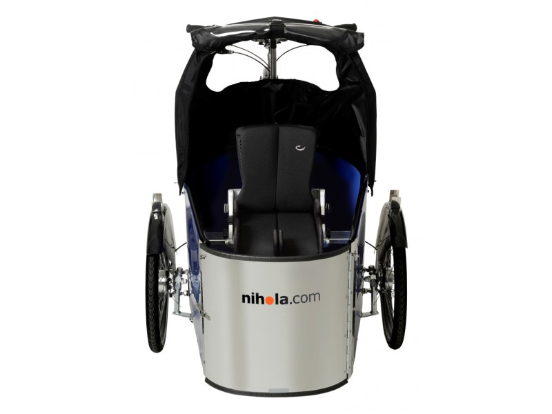 1. Elektrische Bakfiets - Nihola Rehab V-brake e-bike